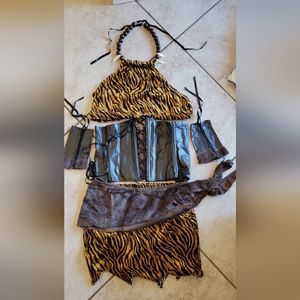 Cavewoman Costume - 5pc